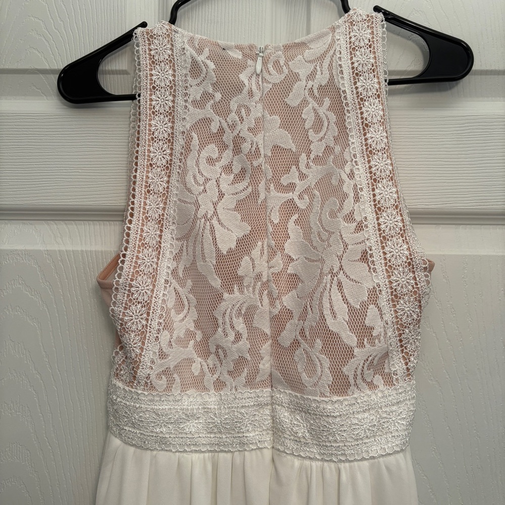 Lulu's Forever and Always White Maxi Dress Small - Picture 16 of 16